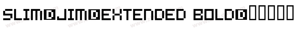 Slim-Jim-Extended Bold字体转换
